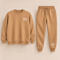 Tan Crewneck + Jogger Set