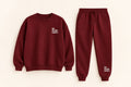 Burgundy Crewneck + Jogger Set