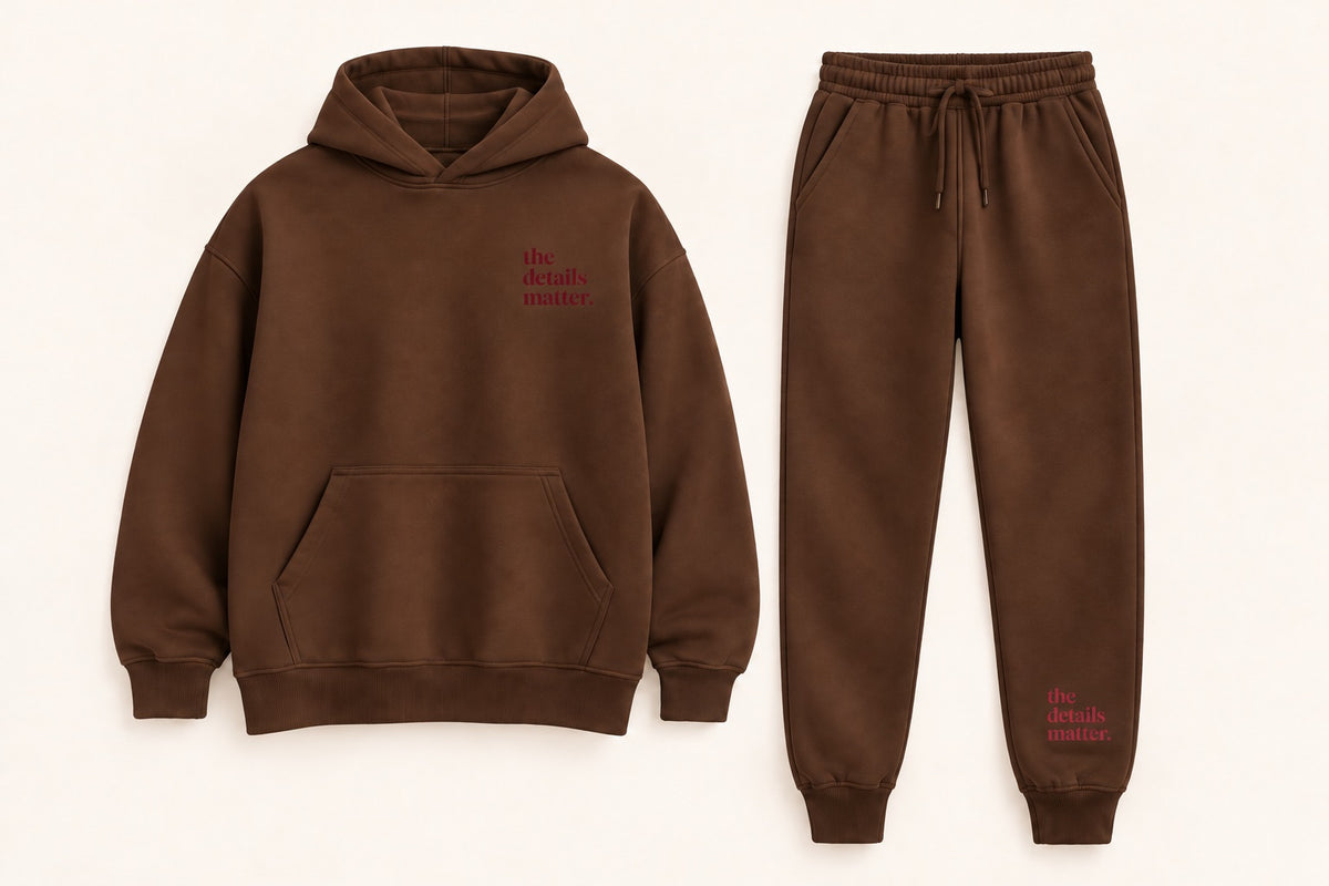 Chocolate Hoodie + Jogger Set
