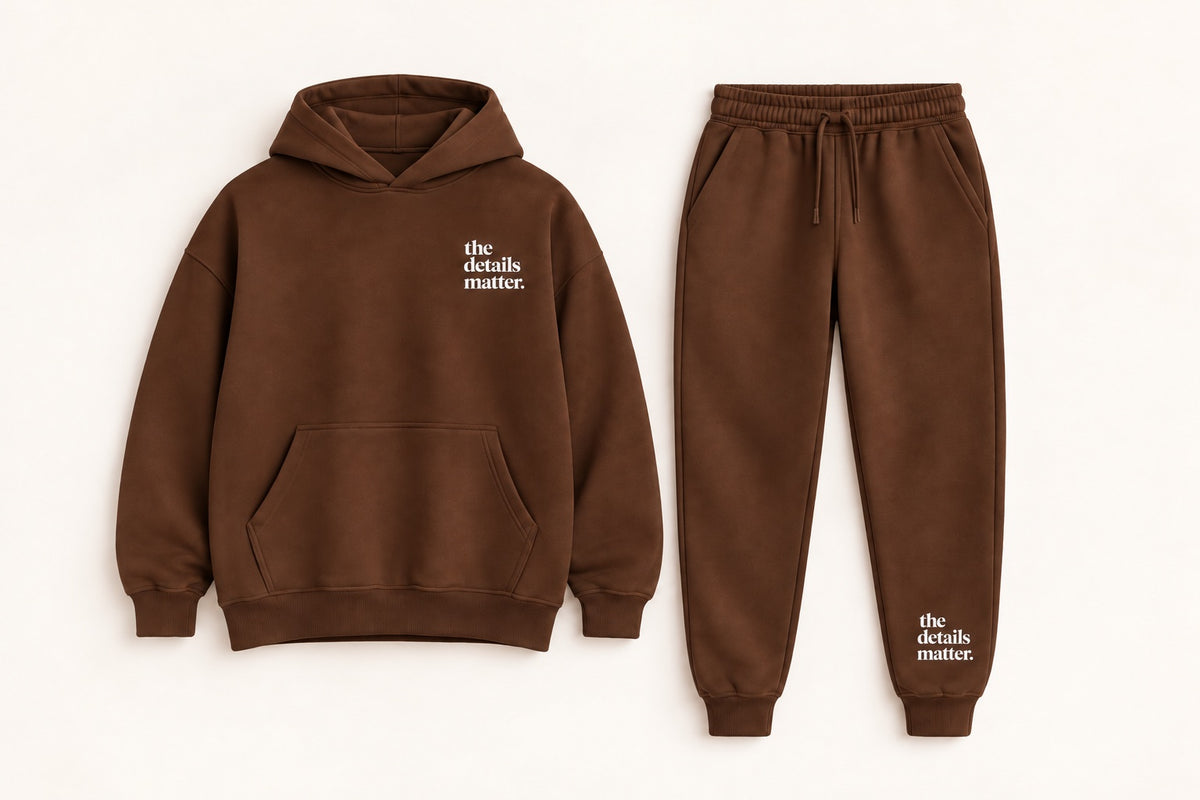 Chocolate Hoodie + Jogger Set
