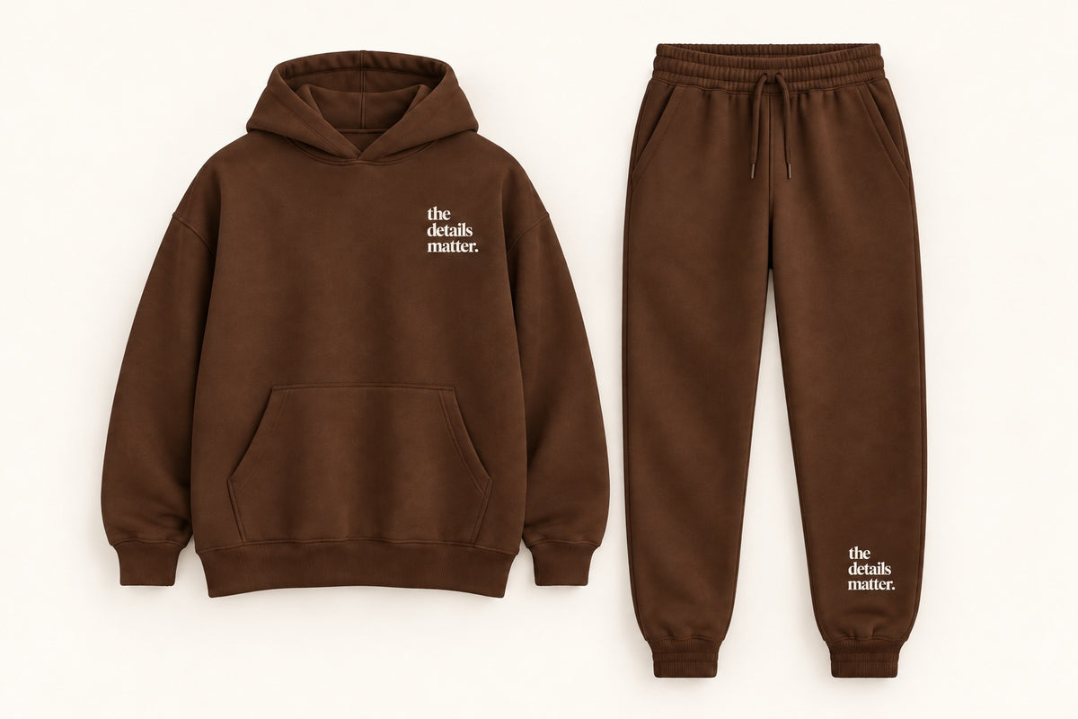 Chocolate Hoodie + Jogger Set