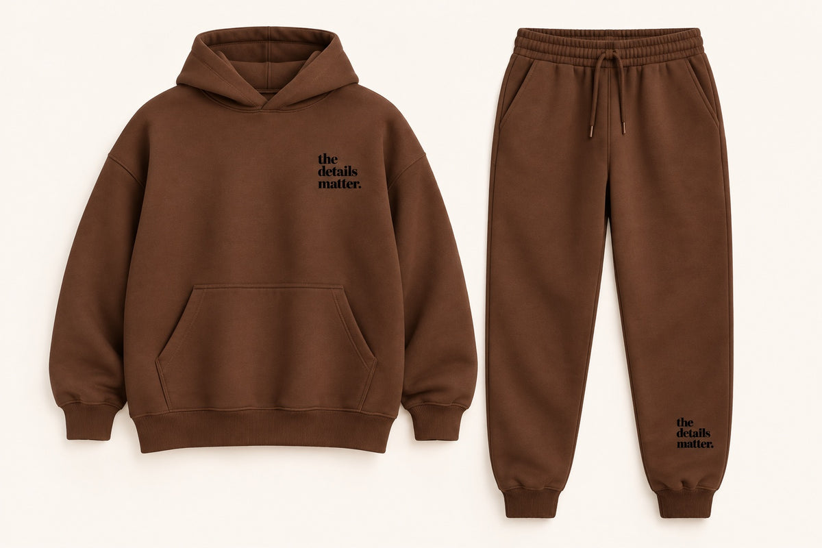 Chocolate Hoodie + Jogger Set